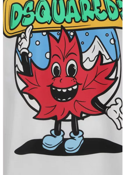 Tricouri DSQUARED2 T-Shirt OFF WHITE Barbati (BM 9126337) 3