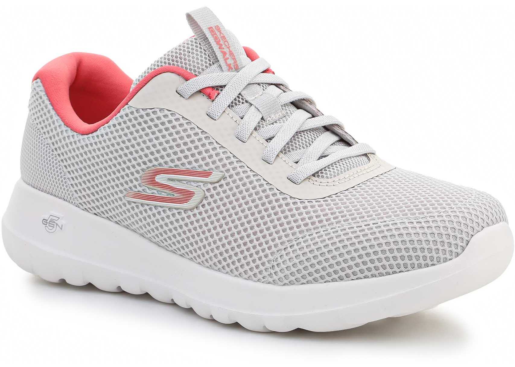 SKECHERS Go Walk Joy Light Motion Off White / Pink 124707 - OFPK Grey/Pink