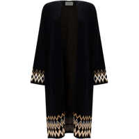 Paltoane Jacquard Coat Femei