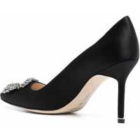 Pantofi cu toc Manolo Blahnik Dama - Pantofi cu toc Manolo Blahnik Hangisi Pumps BLACK Femei (BM 9128627) - B-mall.ro