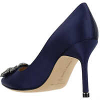 Pantofi cu toc Manolo Blahnik Dama - Pantofi cu toc Manolo Blahnik Hangisi Pumps BLUE Femei (BM 9128630) - B-mall.ro