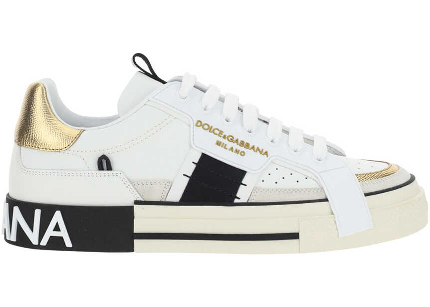 Dolce & Gabbana Sneakers BIANCO/ORO SCURO