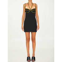 Rochii elegante Coco Dress With Rhinestones Femei