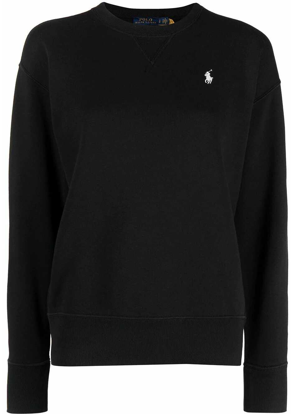 Ralph Lauren Cotton Sweatshirt BLACK