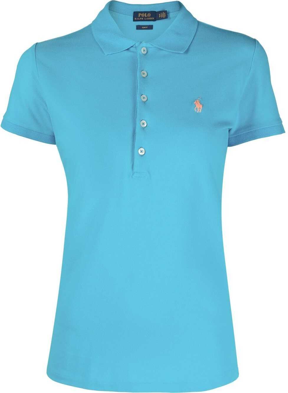 Ralph Lauren Cotton Polo Shirt LIGHT BLUE