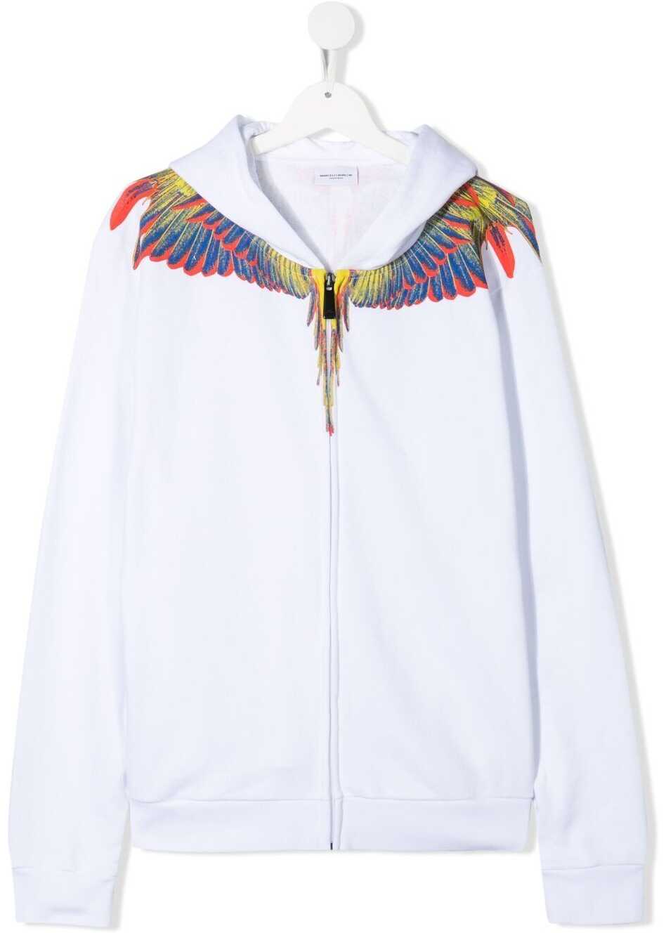 Marcelo Burlon Boys Cotton Sweatshirt WHITE