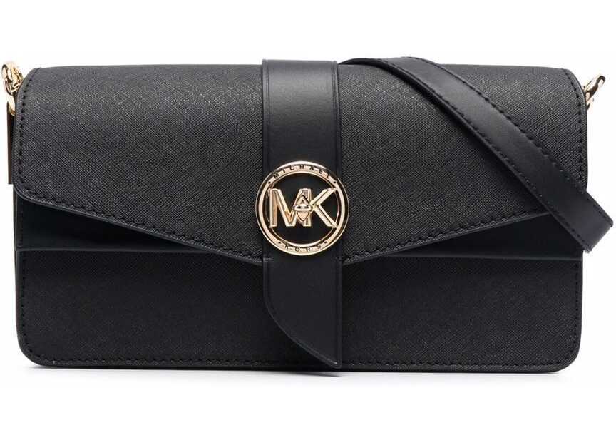 Michael Kors Leather Shoulder Bag BLACK