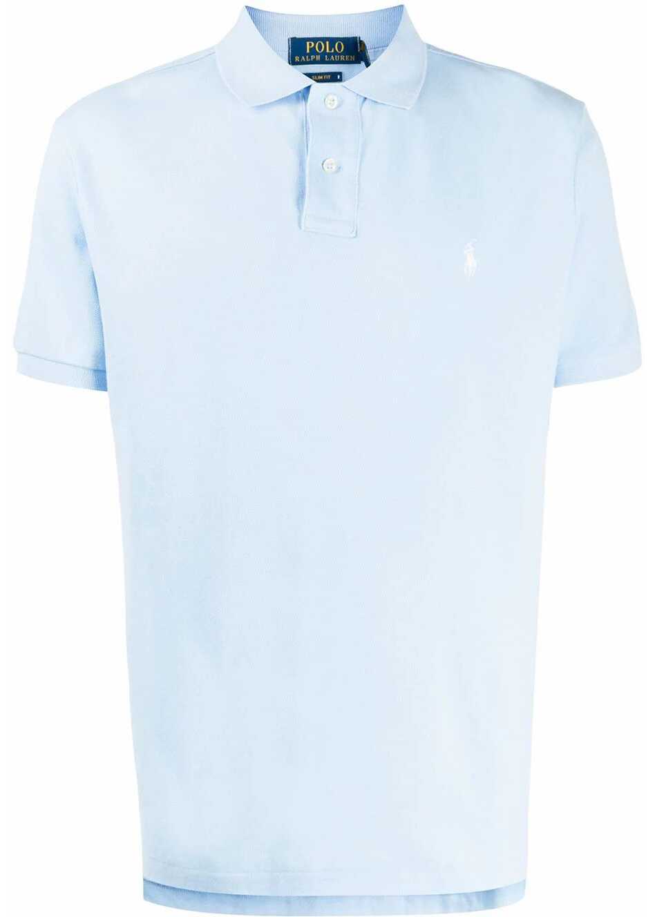 Ralph Lauren Cotton Polo Shirt LIGHT BLUE
