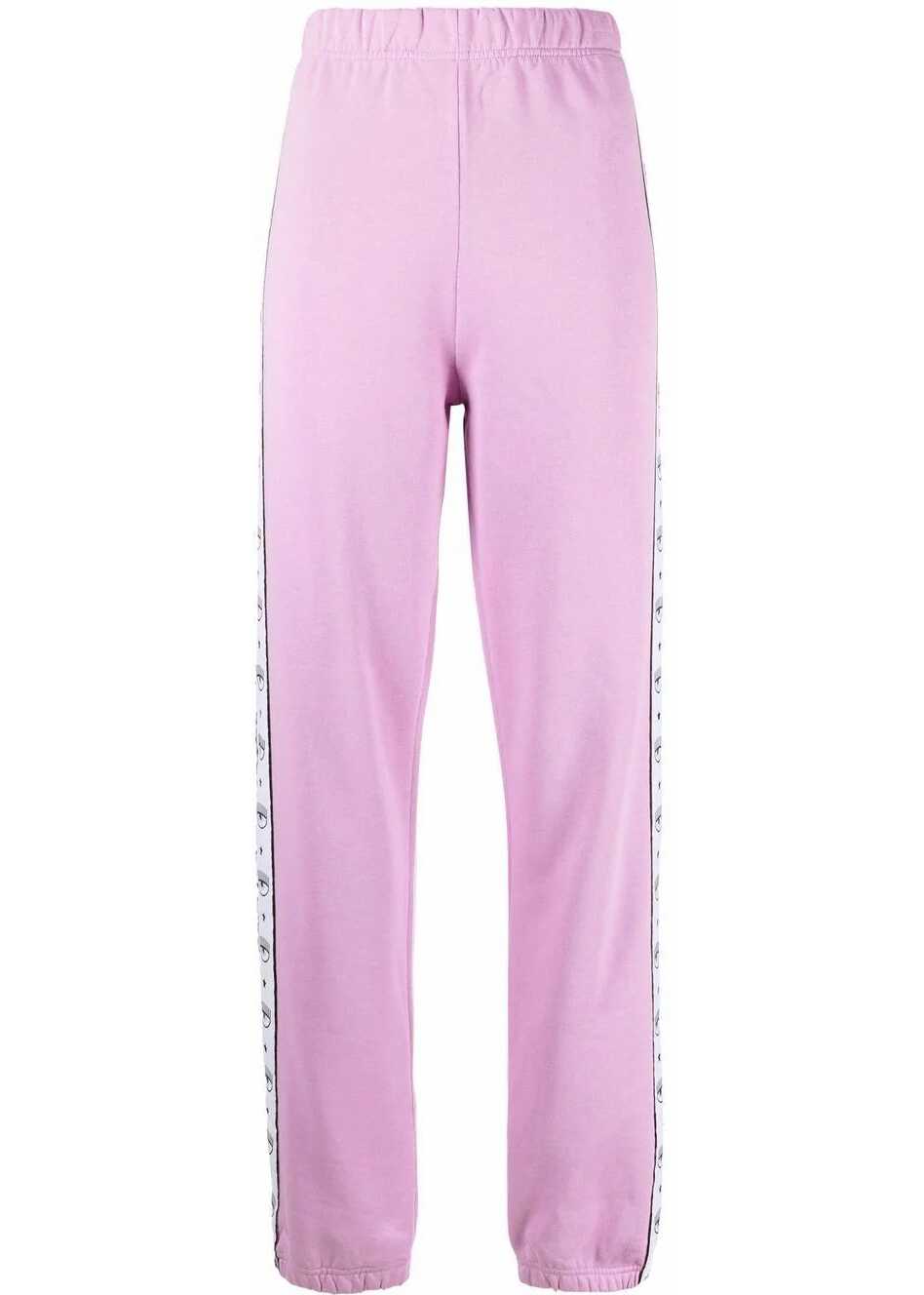 Chiara Ferragni Cotton Pants PURPLE