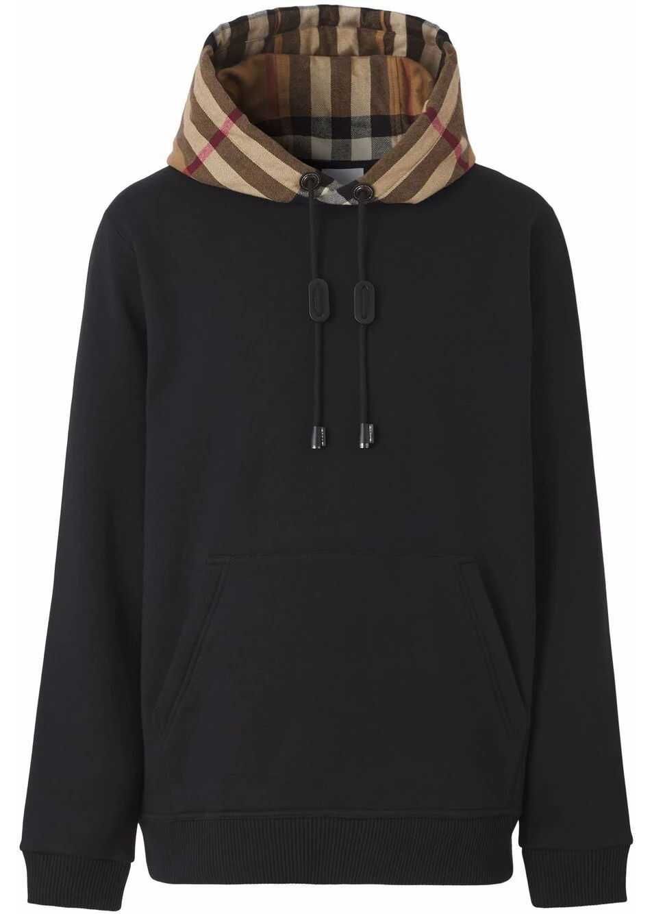 Burberry Cotton Sweatshirt BLACK