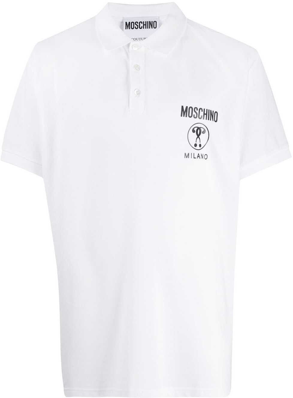 Moschino Cotton Polo Shirt WHITE