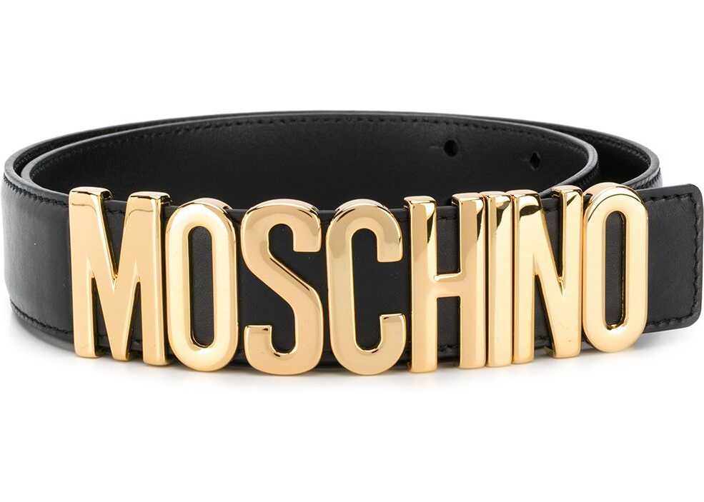 Moschino Leather Belt BLACK