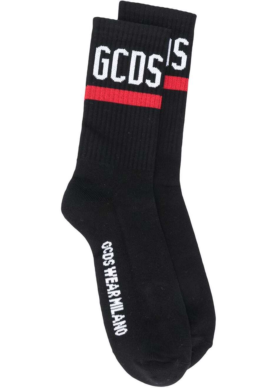 GCDS Cotton Socks BLACK