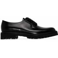 Pantofi Oxford Leather Lace-Up Shoes Femei
