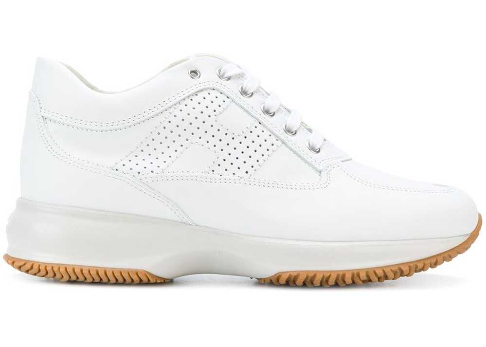 Poze Hogan Leather Sneakers WHITE