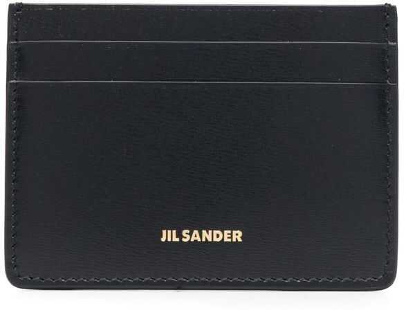 Jil Sander Leather Card Holder BLACK