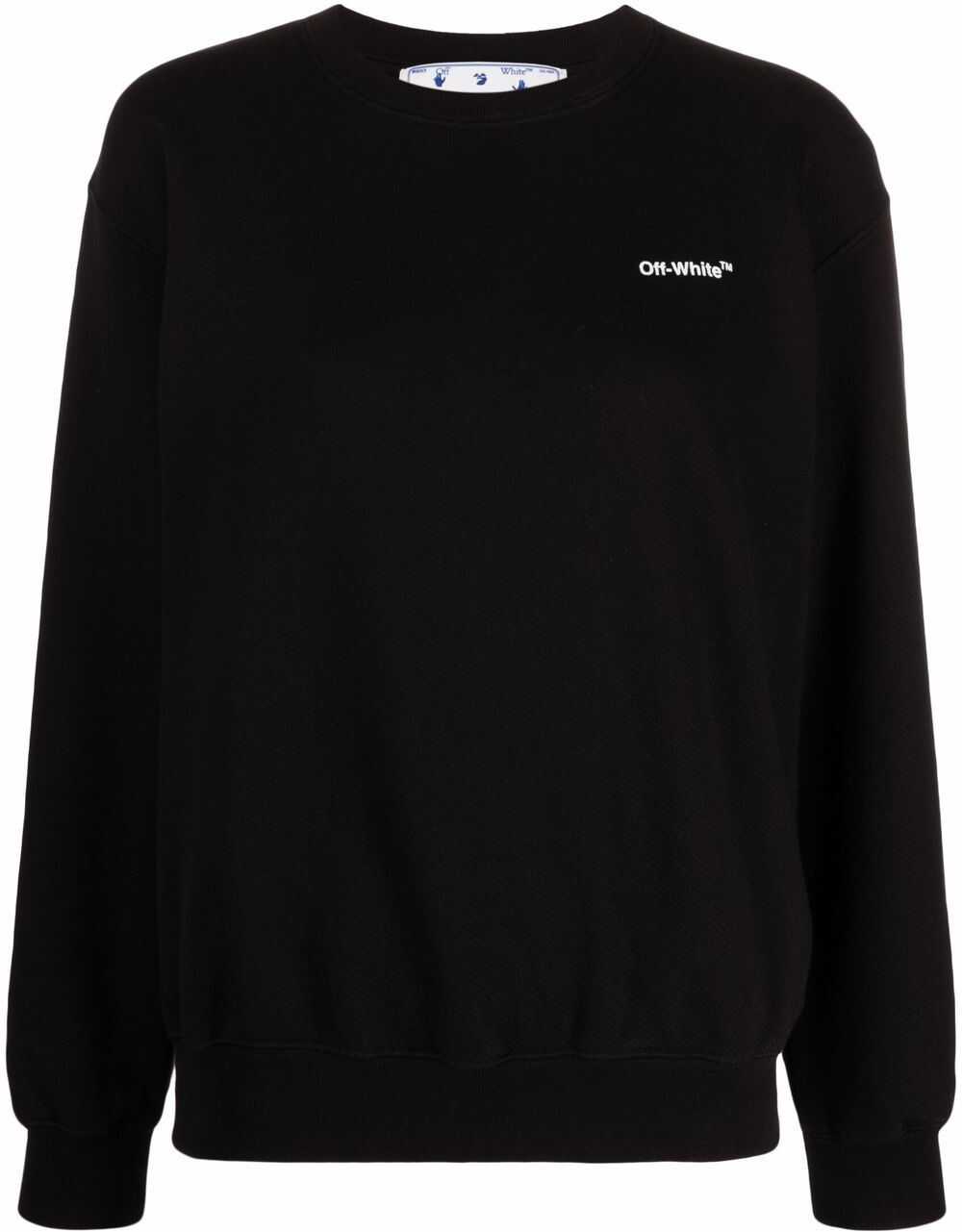 Off-White Cotton Sweatshirt BLACK