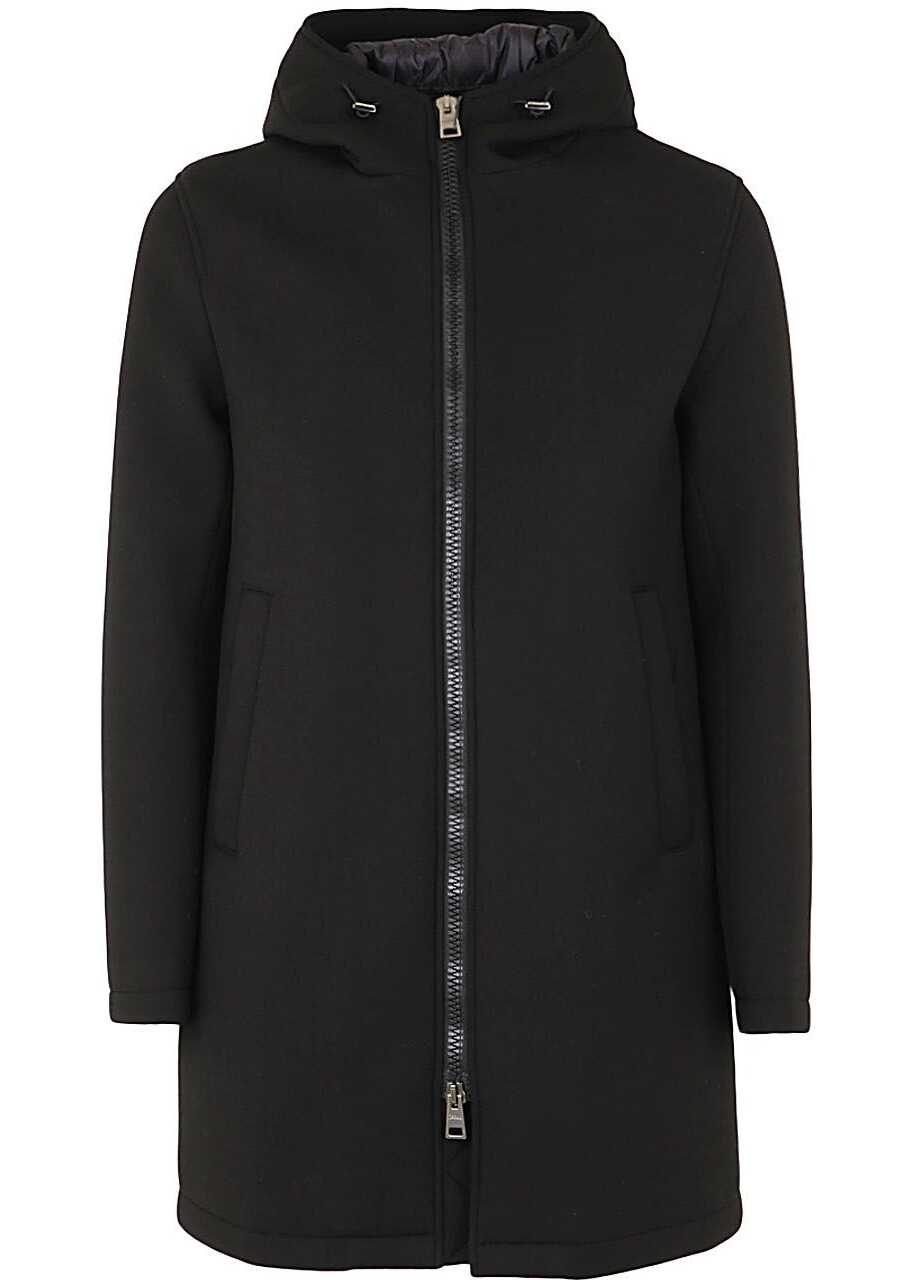 Herno Other Materials Outerwear Jacket BLACK