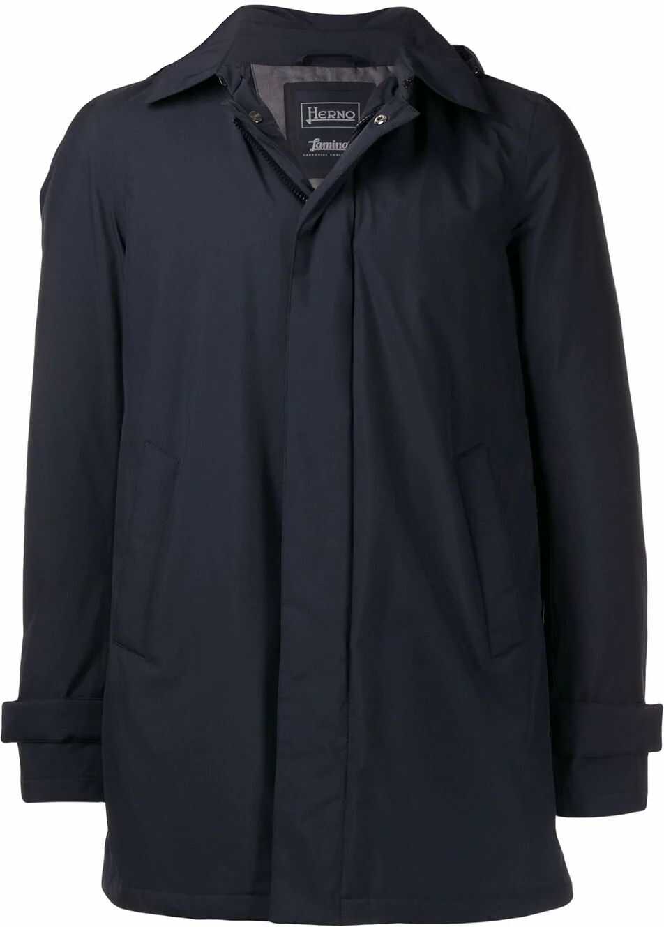 Herno Polyester Outerwear Jacket BLUE