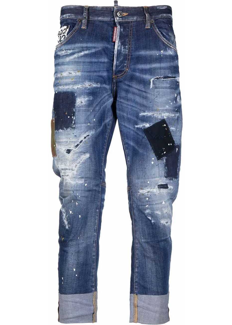 DSQUARED2 Cotton Jeans BLUE