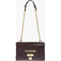 Genti de umar Love Crocodile Printed Faux Leather Crossbody Bag Femei