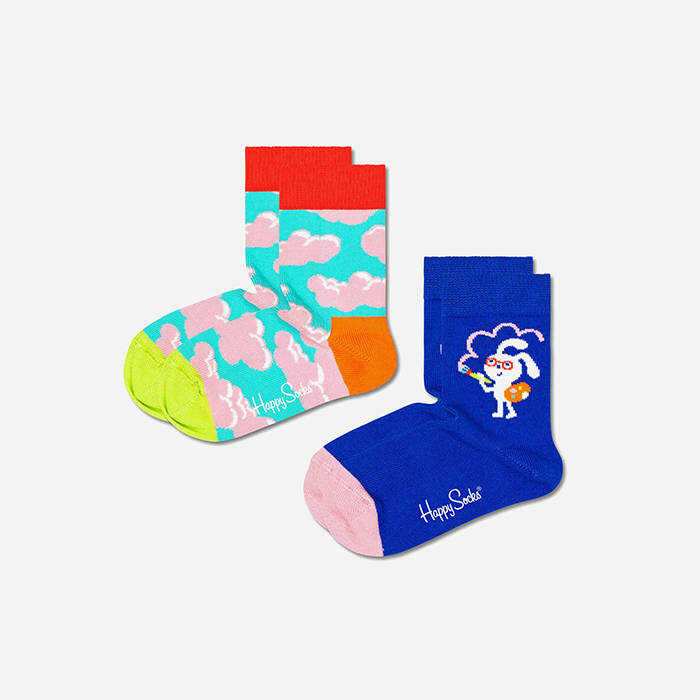 Happy Socks 2-pack Clouds KCLO02-6300 WIELOKOLOROWY