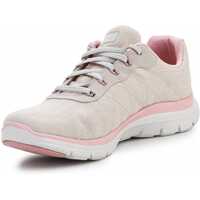Pantofi fitness Dama - Pantofi fitness SKECHERS Flex Appeal 4 . 0 Fresh Move Natural / Pink 149570 - NTPK Pink/Beige Femei (BM 9230567) - B-mall.ro