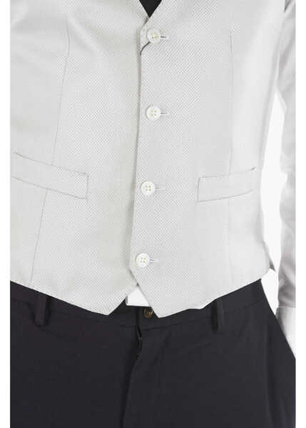 Veste costum CORNELIANI Silk Cerimony Academy Vest Gray Barbati (BM 9238919) 3