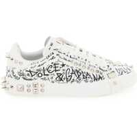 Sneakers Leather Portofino Sneakers With Studs Barbati