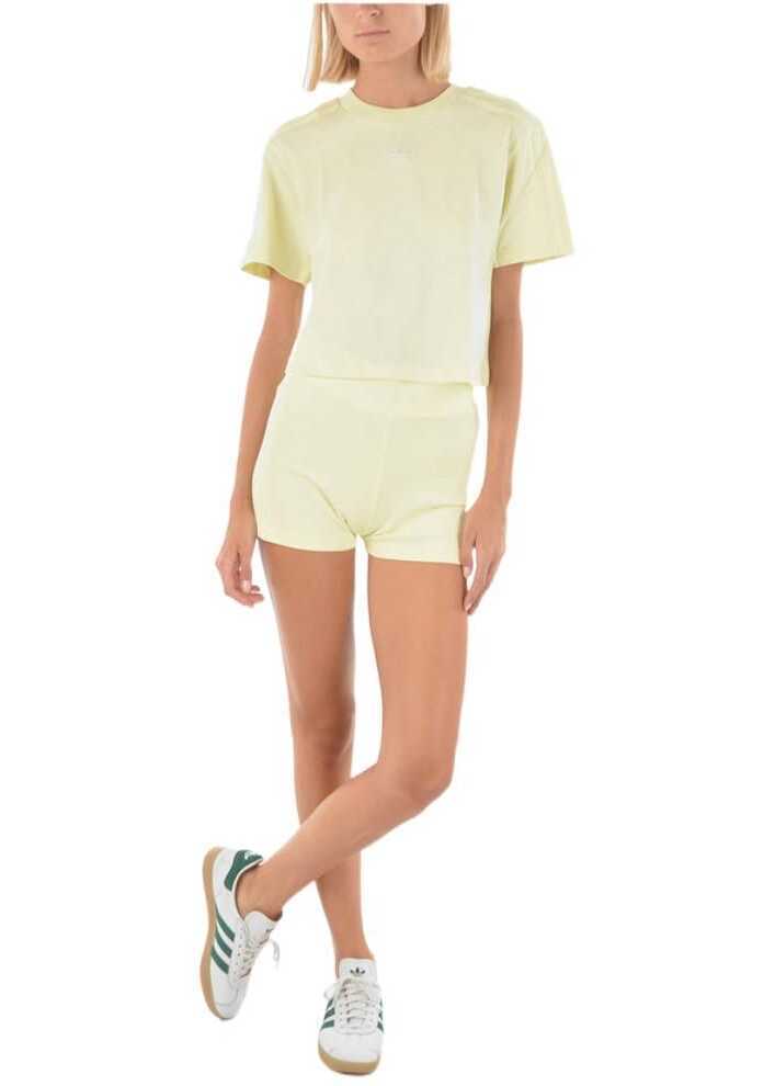 Pantaloni scurti adidas Solid Color Active Shorts Yellow Femei (BM 9240287) 4