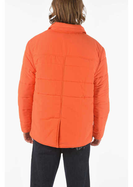 Jachete A-COLD-WALL Hidden Closure Puffer Jacket Orange Barbati (BM 9240593) 2