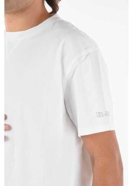 Tricouri Converse Kim Jones Cotton Crew-Neck T-Shirt White Barbati (BM 9241118) 3