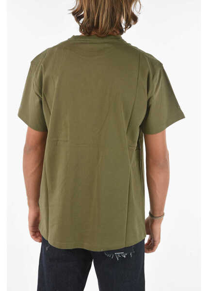 Tricouri Converse Kim Jones Cotton Crew-Neck T-Shirt Green Barbati (BM 9242825) 2