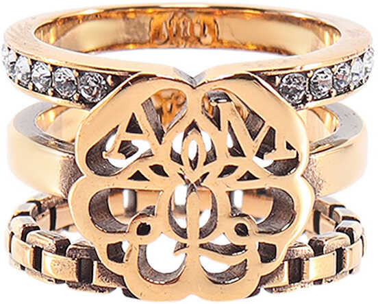 Alexander McQueen Ring Gold image5