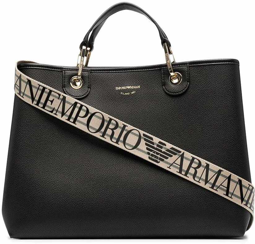 Emporio Armani Polyurethane Handbag BLACK