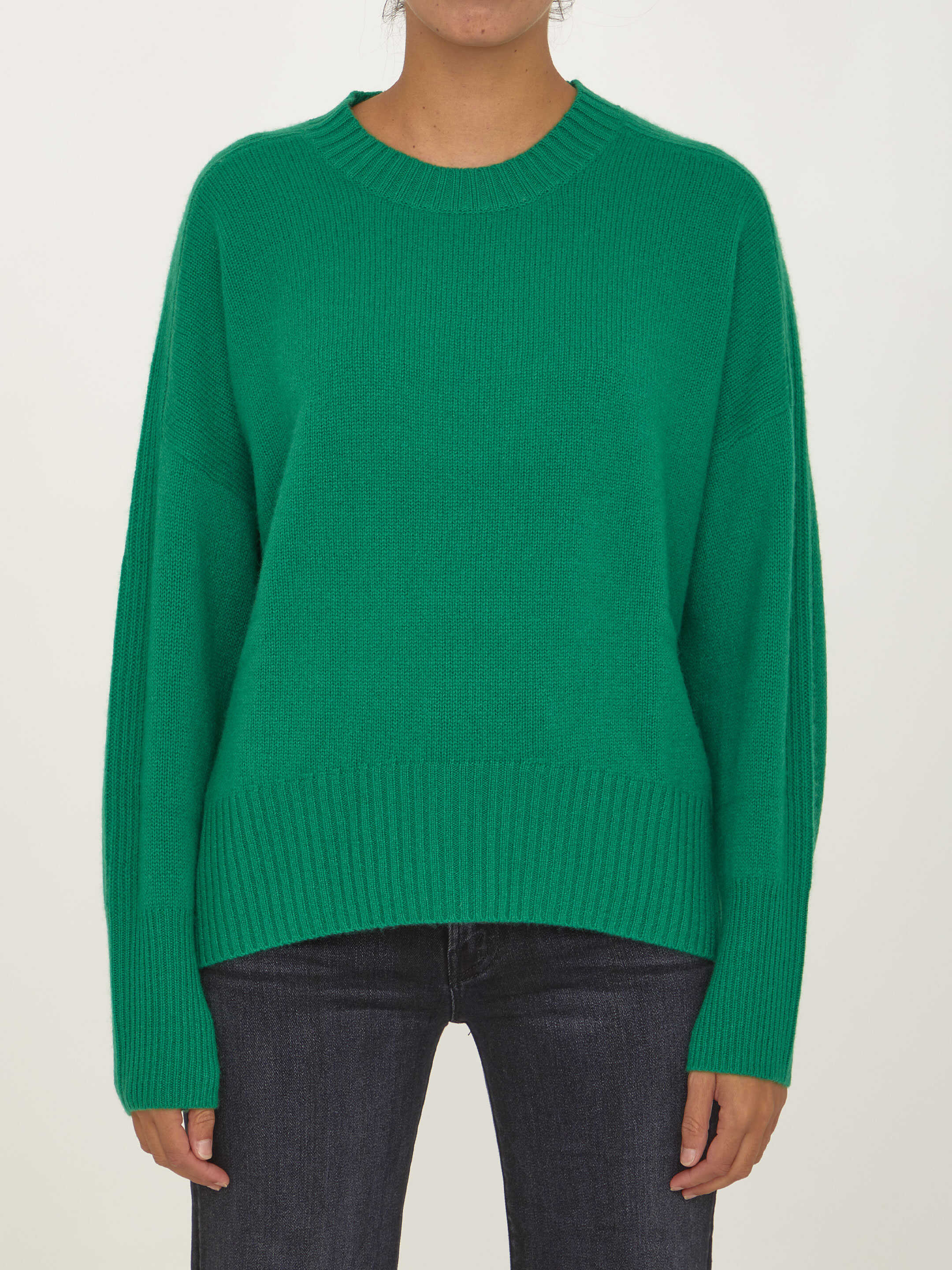 Allude Cashmere Sweater GREEN