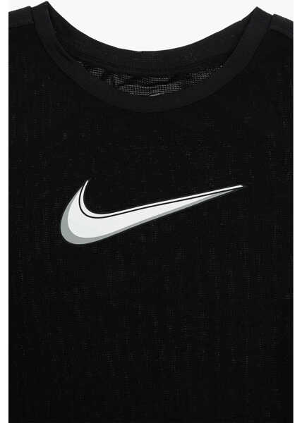 Tricouri Nike Long Sleeve Dri-Fit T-Shirt Black Baieti (BM 9247535) 2