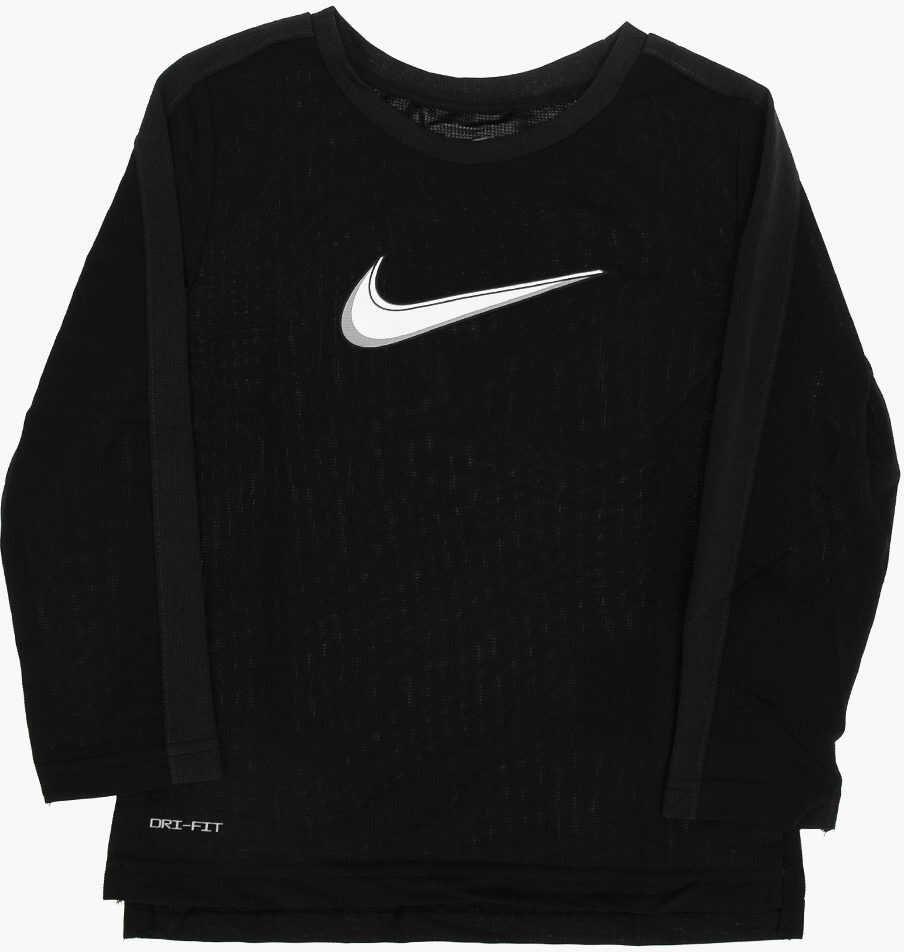 Nike Long Sleeve Dri-Fit T-Shirt Black
