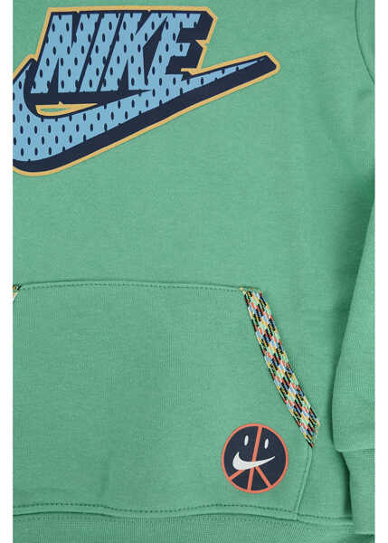 Bluze de trening Nike Maxi Patch Pocket Solid Color Hoodie Green Baieti (BM 9247541) 2