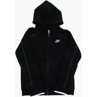 Bluze de trening Solid Color Hooded Sweatshirt With Zip Closure Baieti