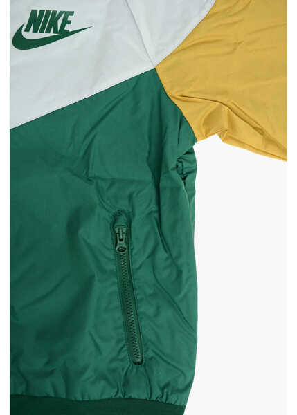 Jachete Nike Lightweight Windbreaker Jacket With Logo-Print Green Baieti (BM 9247550) 2