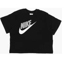 Tricouri Contrasting Logo Crop T-Shirt Baieti