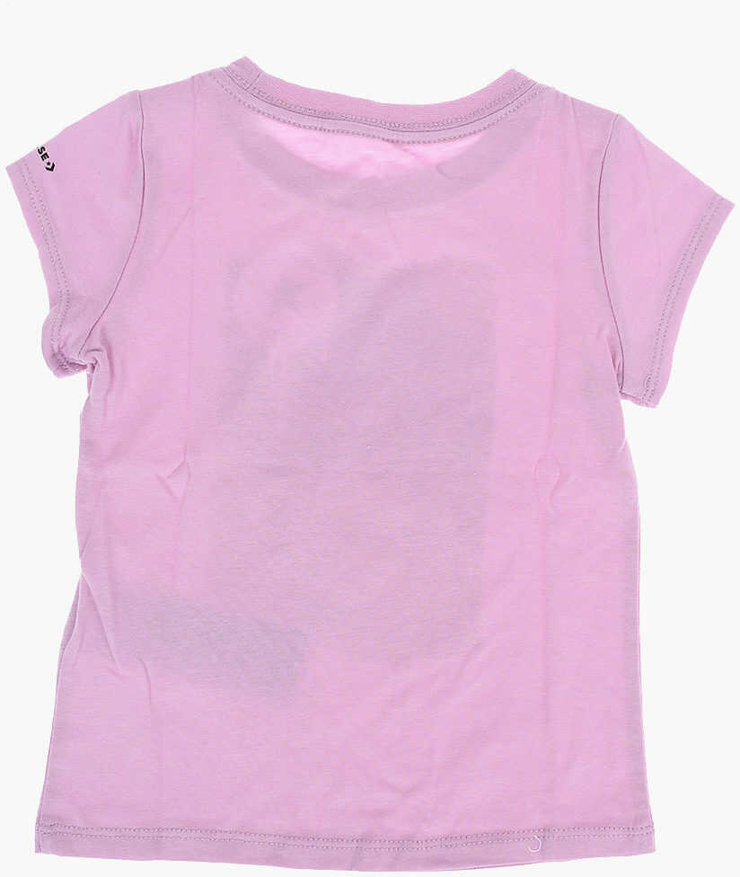 Tricouri Converse All Star Chuck Taylor Printed T-Shirt Pink Baieti (BM 9248108) 3