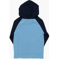 Topuri pentru Baieti - Hanorace Nike Printed Therma Fit Sweatshirt Light Blue Baieti (BM 9248252) - B-mall.ro