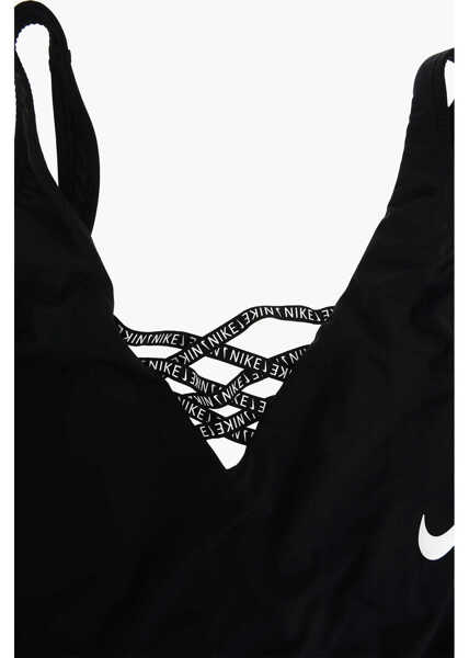 Costume de baie intregi Nike Swim Braided Laces One Piece Swimsuit Black Femei (BM 9248264) 2