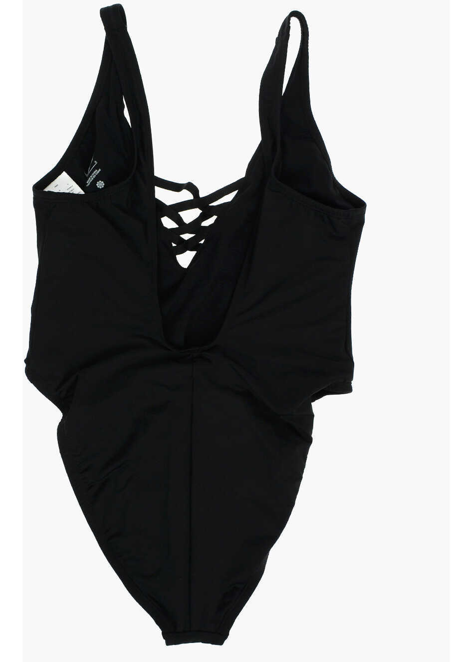 Costume de baie intregi Nike Swim Braided Laces One Piece Swimsuit Black Femei (BM 9248264) 3