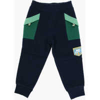 Pantaloni de trening Drawstring Waist Brushed Cotton Joggers Baieti