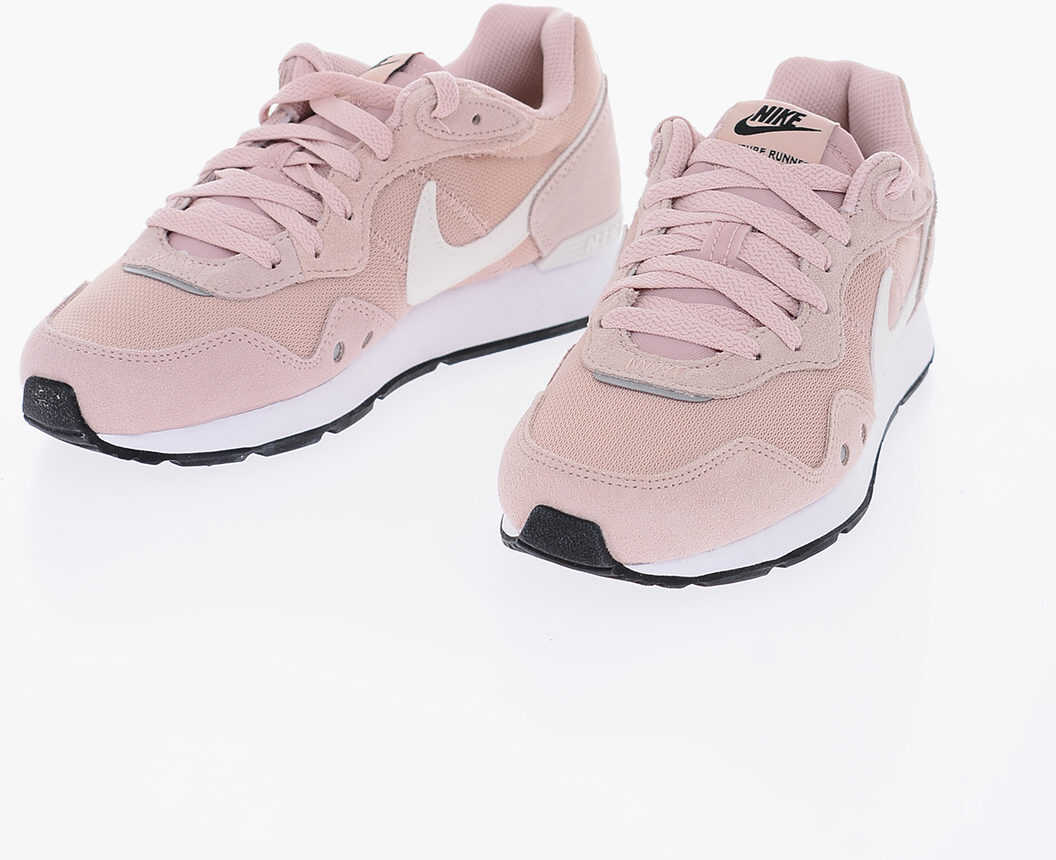 Nike Fabric And Leather Venture Runner Sneakers Pink