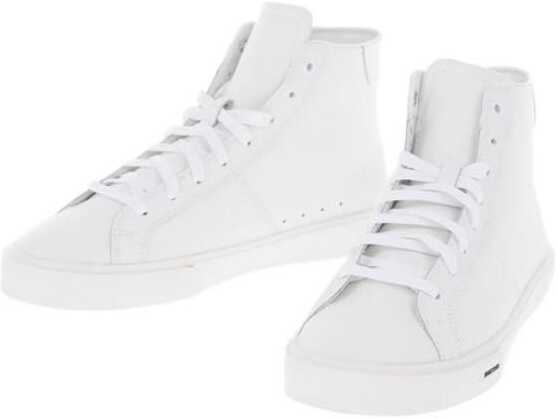 Diesel Leather S-Mydori Mc High-Top Sneakers White