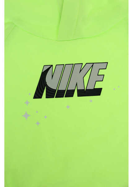 Bluze de trening Nike Fluo Therma-Fit Hoodie Green Baieti (BM 9248669) 2